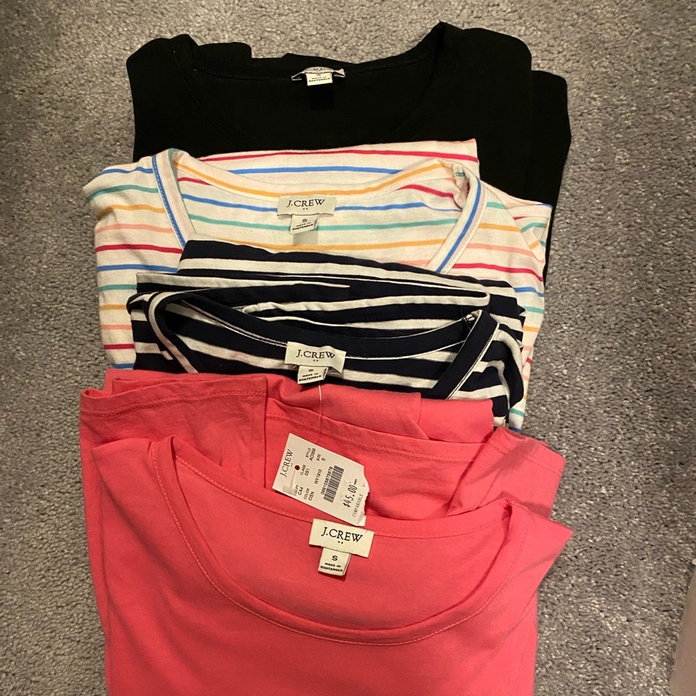 4 Jcrew T-shirt Dresses Size Small